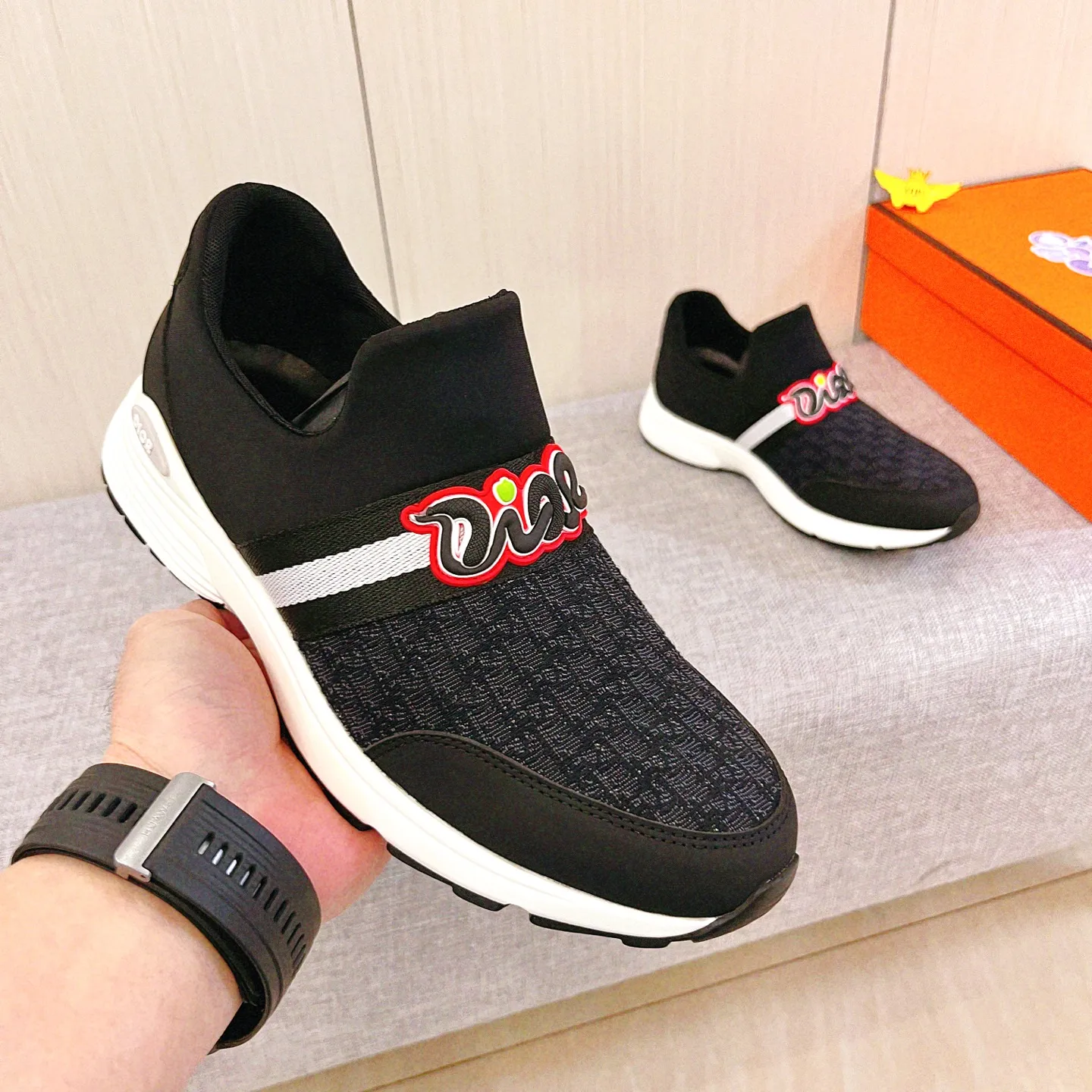 Men's Men's Shoes Men's Shoes💰 400 Men's Men's Shoes💰👍[Dior]🔥🔝High-end men's shoes brand official website 1:1 latest masterpiece: the upper is made of Italian official website original special technical cloth fabrics🔥original comfortable and breathable lining➕original designated non-slip outsole🔥making walking more convenient and comfortable! An exclusive new model, a stunning work, a beautiful 1:1 replica [color] compared to the official quality! Create a fashionable personality to set off your uniqueness! A must-have for trendy men! 🔥, sizes: 38-44. color:.      2⃣️ Colors available🔥